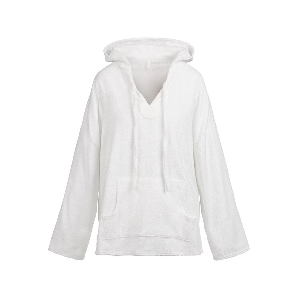 Skims Terry Cover Up Oversized Hoodie - Limited Edition Snow.